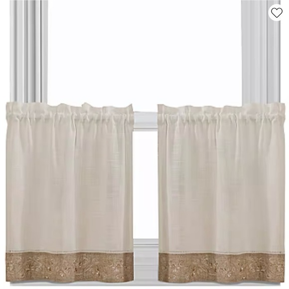 Oakwood 2-pc. Decorative Window Treatment 58” X 24” - Picture 1 of 6